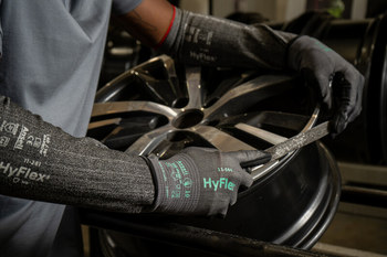 Ansell HyFlex Aerofit 11584 Gris 10 Guantes de trabajo - Grado Aeroespacial, Maquinaria y equipos, Fabricación de metales, Automotriz, Procesado de alimentos - 076490-76324