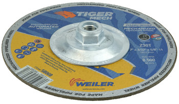 Weiler Tiger Rueda de corte 58068 - 7 pulg. - Cerámica/Alúmina Circonia - 30 - T