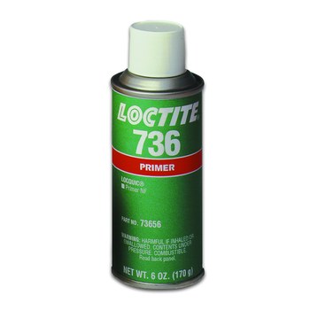 Loctite 736 Imprimación Ámbar Líquido 6 oz Lata de aerosol - Para uso con Adhesivo anaeróbico, Sellador - 73656