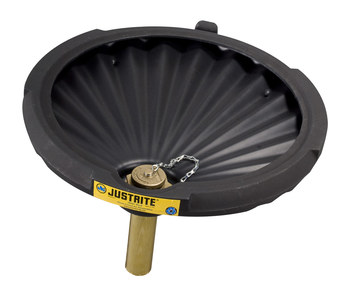 Imágen de Justrite Negro Ecopolyblend Embudo (Imagen principal del producto)