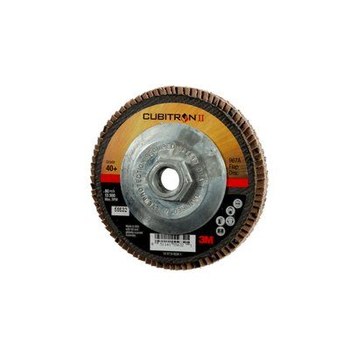 3M Cubitron II Tipo 27 - Óxido de aluminio cerámico - 4 1/2 pulg. - 40+ - Grueso - 55632