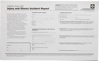 Imágen de Brady Formulario médico de capacitación de cumplimiento de OSHA (Imagen principal del producto)