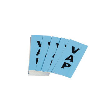 Imágen de Brady Azul Poliéster con sobrelaminado de poliéster 176242 Marcadores de tuberías para IIAR (Imagen principal del producto)