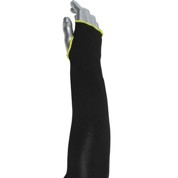 PIP Kut Gard Manga de brazo resistente a cortes S10HTP/2BK-ES6-T S10HTP/2BK-ES6-18T - tamaño 18 pulg. - ANSI A2 - Negro - 37299