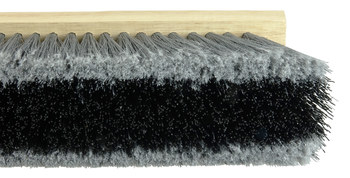 Weiler 421 Cabezal de escoba a presión - 24 pulg. - Poliestireno - Gris, Negro - 44581
