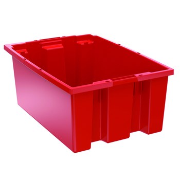 Imagen de Akro-mils 35200 0.8 ft³, 6.1 gal 55 lb Rojo Polímero de grado industrial Contenedor apilable (Imagen principal del producto)