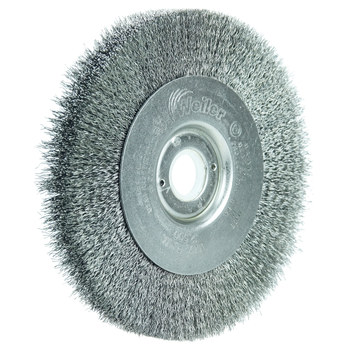 Weiler 00105 Cepillo de rueda - Rizado Acero cerda