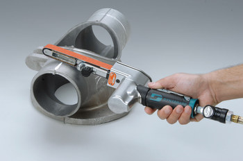 Dynabrade Dynafile II Herramienta abrasiva con cinturón - entrada NPT de 1/4 pulgada - 0.5 hp - 40320